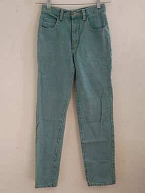 Jordache Teal Straight Leg Jeans
